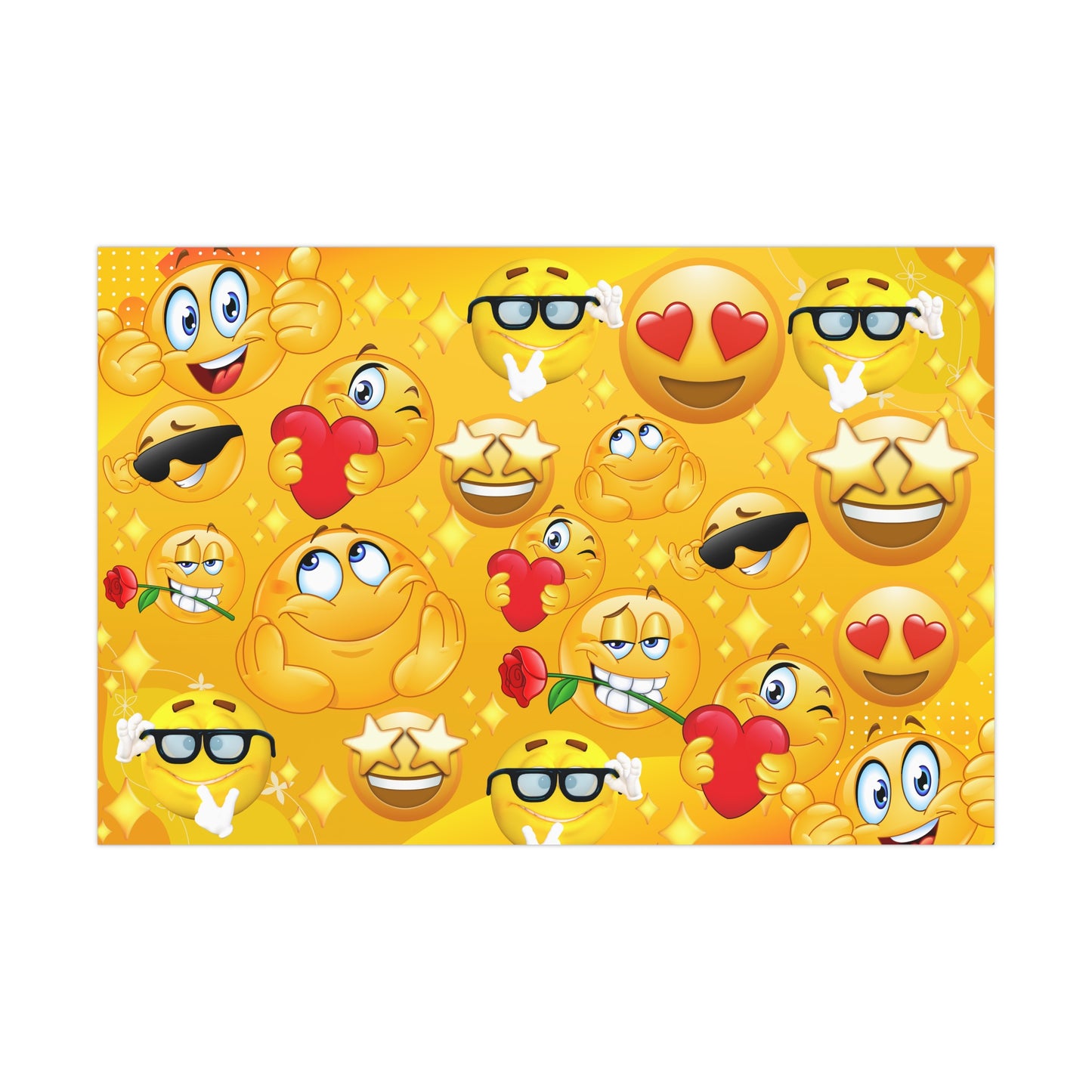 Emoji Gift Wrap Papers - Fun and Colorful Wrapping for Any Occasion