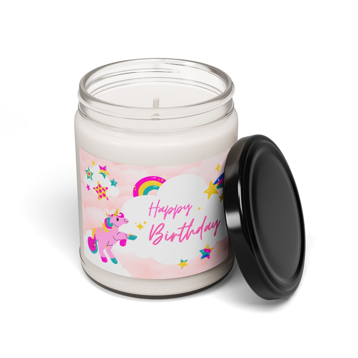 Birthday Unicorn Scented Soy Candle - 9oz