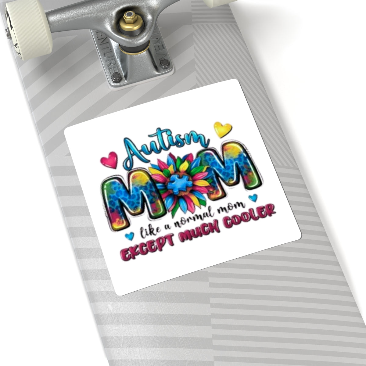 Cooler Autism Mom Kiss-Cut Stickers – Celebrate Unique Moms!