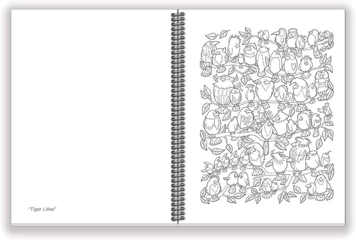 Coloring Book: Garden Paths & Forest Trails · (6.625 X 9 Inches)